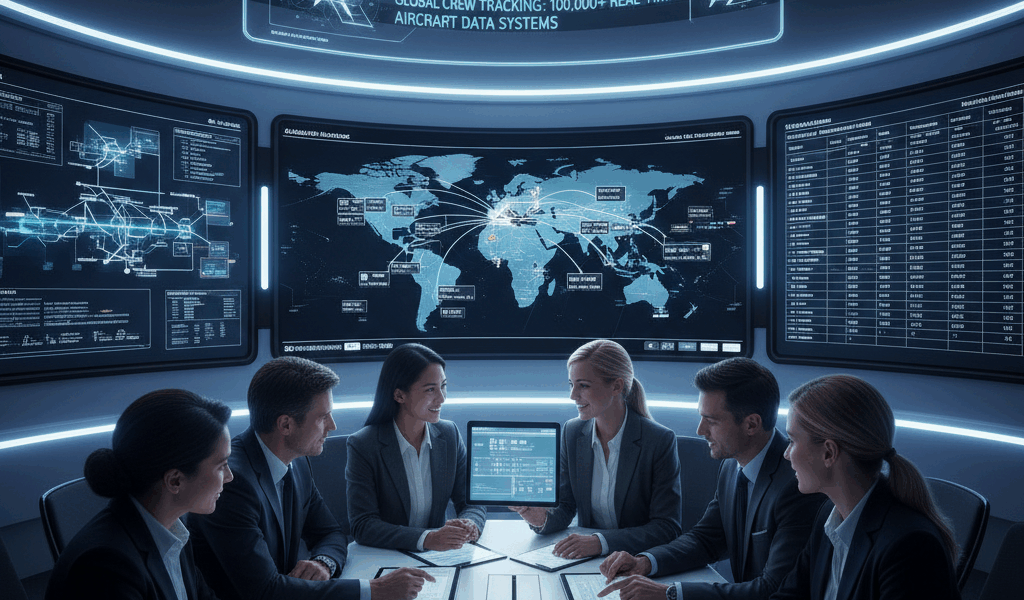 How Airlines Track 100,000 Crew Members in Real Time