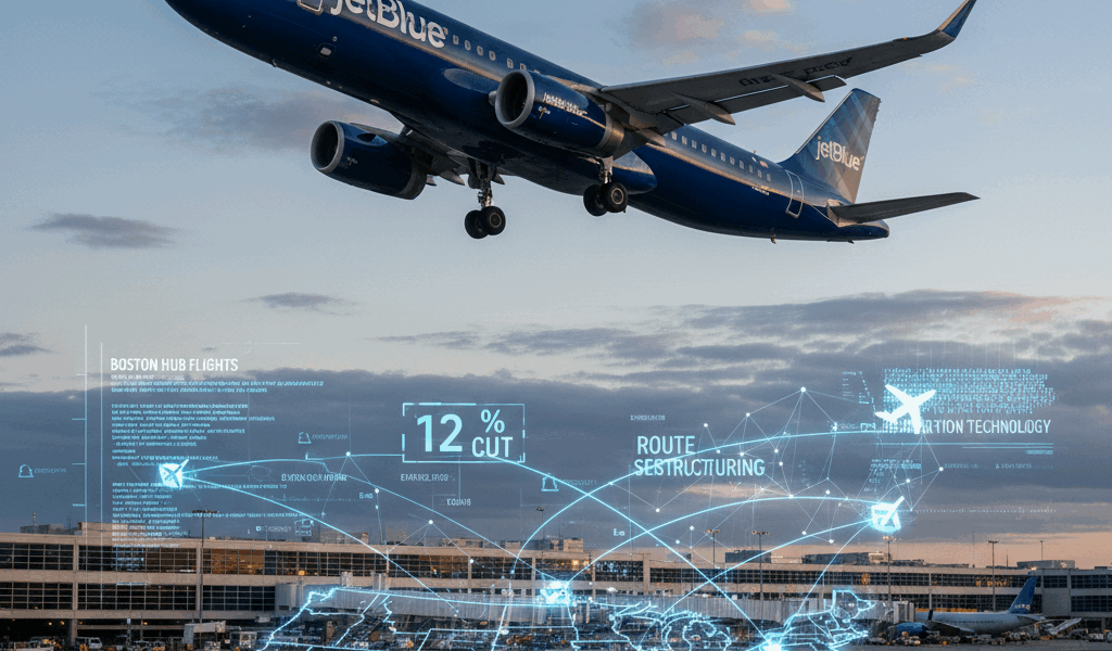 JetBlue Cuts 12% of Boston Hub Flights in Route Restructuring