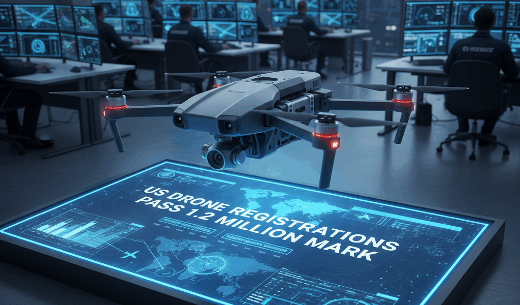 US Drone Registrations Pass 1.2 Million Mark