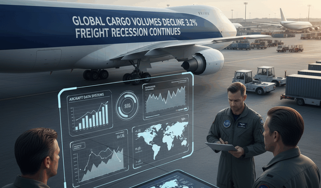 Global Cargo Volumes Decline 3.2% as Freight Recession Continues