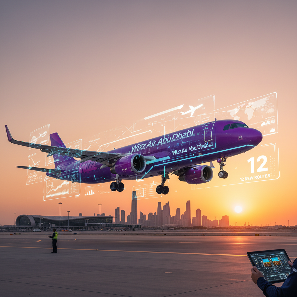 Wizz Air Expands Abu Dhabi Hub with 12 New Routes