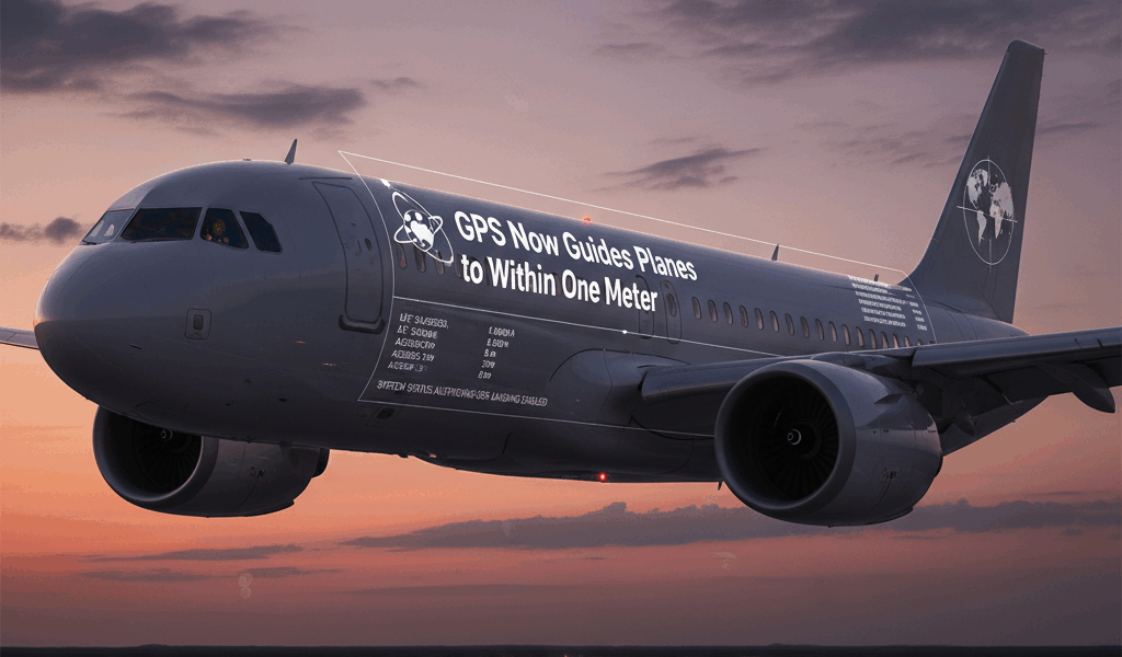 GPS Now Guides Planes to Within One Meter
