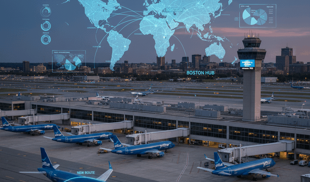 JetBlue Cuts 12% of Boston Hub Flights in Route Restructuring