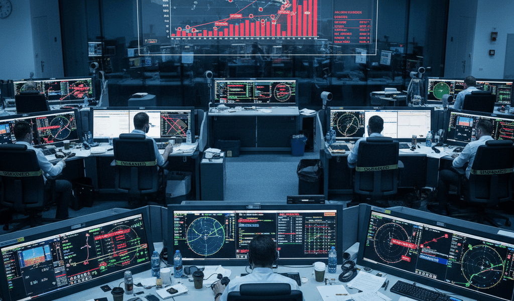 European Hub Delays Surge 18% Amid ATC Staffing Shortages