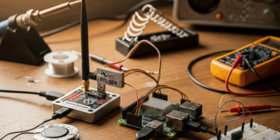 raspberry pi 4 with rtl sdr dongle and 1090 mhz ads b antenn 20260331 082726