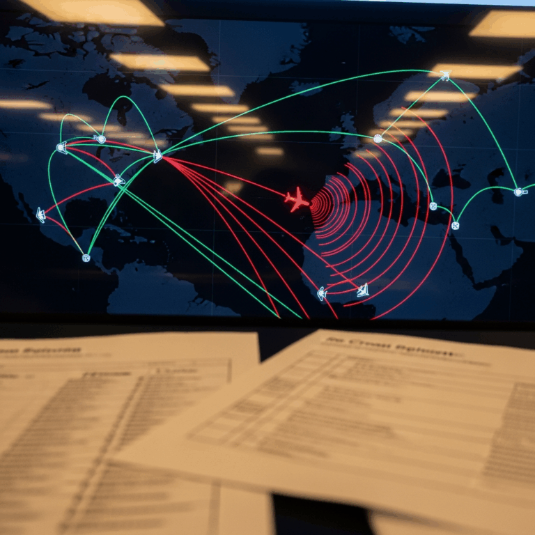 Why Flight Delays Ripple Across the Entire Network