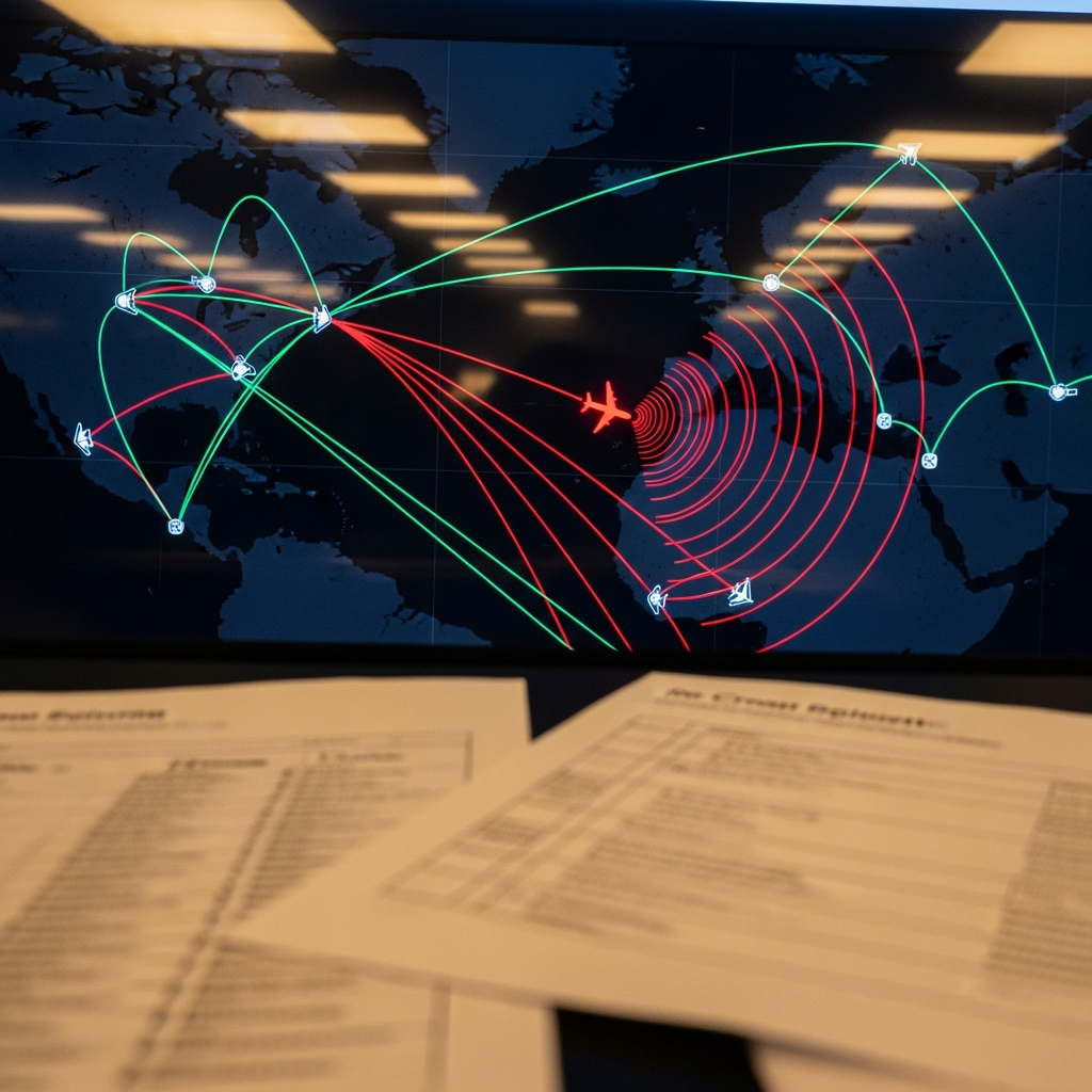 Why Flight Delays Ripple Across the Entire Network