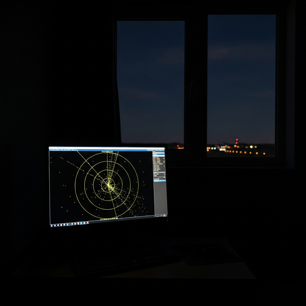 Why Your ADS-B Receiver Gets No Planes at Night