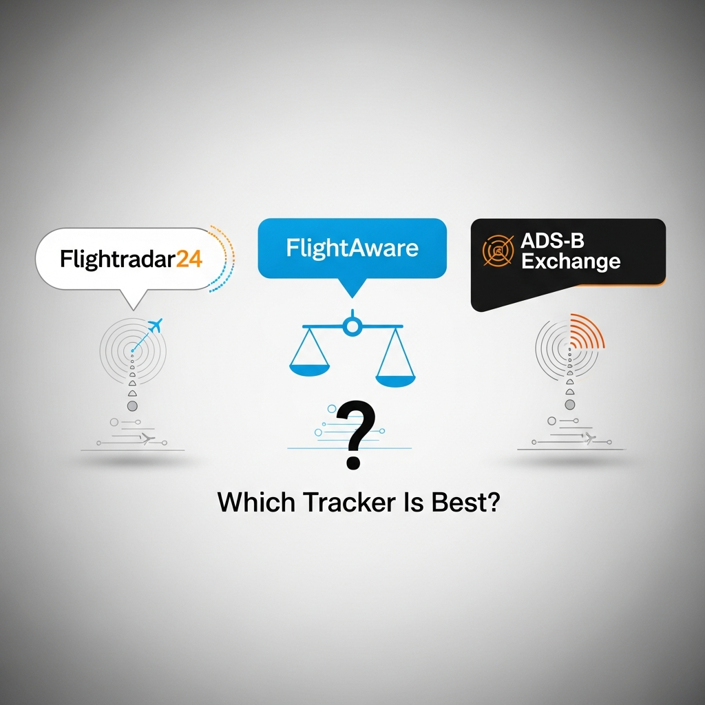 Flightradar24 vs FlightAware vs ADS-B Exchange — Which Tracker Is Best?