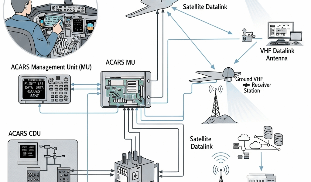 Professional photograph related to: What Is ACARS and How Does It Work? The System Behind Cockpit Me