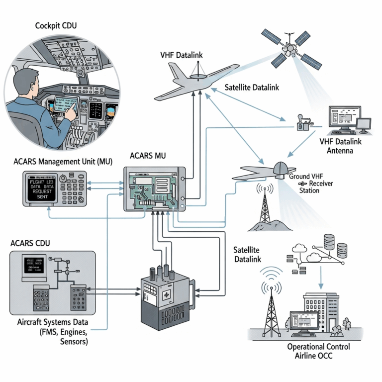 Professional photograph related to: What Is ACARS and How Does It Work? The System Behind Cockpit Me